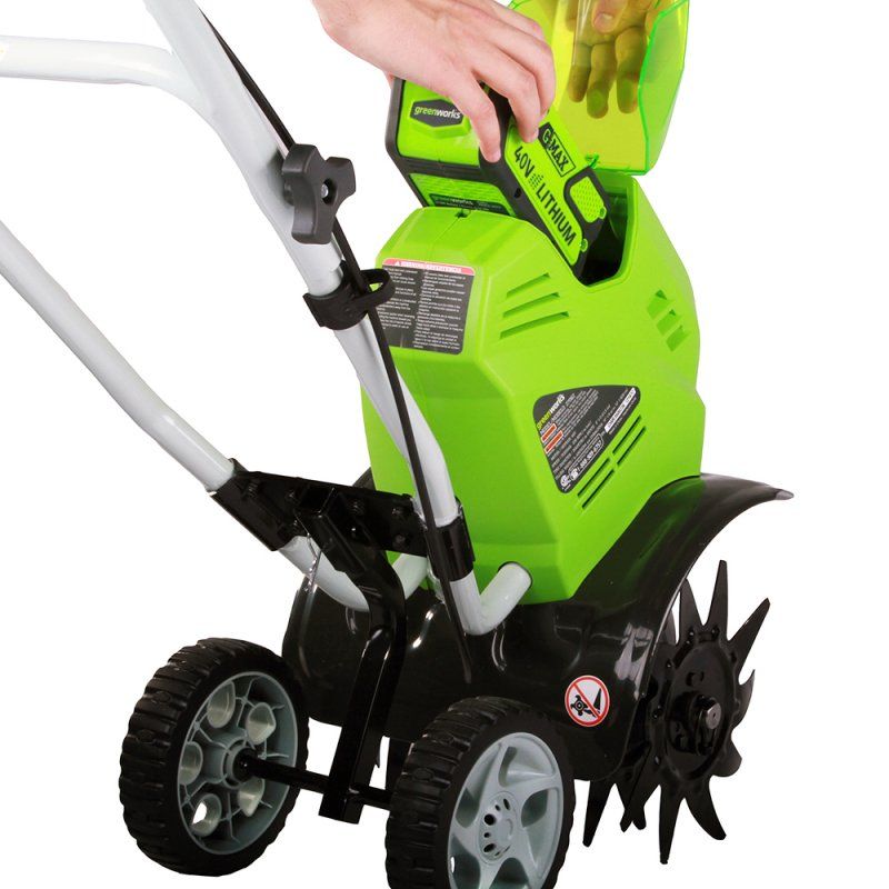 Культиватор аккумуляторный Greenworks 40V G40TL 27087, без АКБ и ЗУ