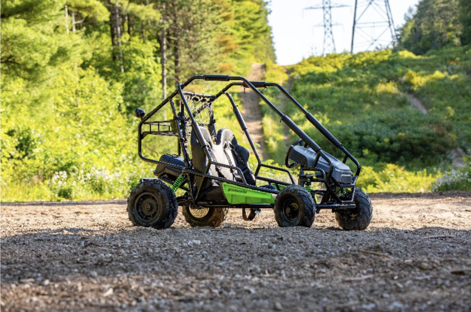 Двухместный подростковый багги аккумуляторный Greenworks 82V GK52400