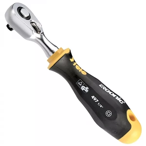 Ключ-трещотка "ERGONIC", 1/4", серия 497 FELO 497 635 41