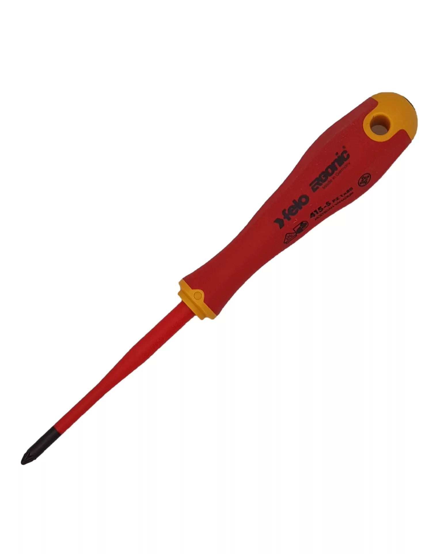Отвёртка SLIM ERGONIC диэлектр., серия 415, PZ 1 FELO 415 192 90