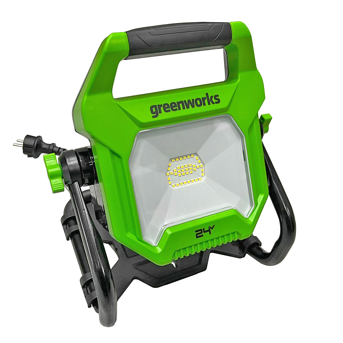 Прожектор светодиодный (2000 лм) аккумуляторный Greenworks 24V G24WL 3401307, без АКБ и ЗУ