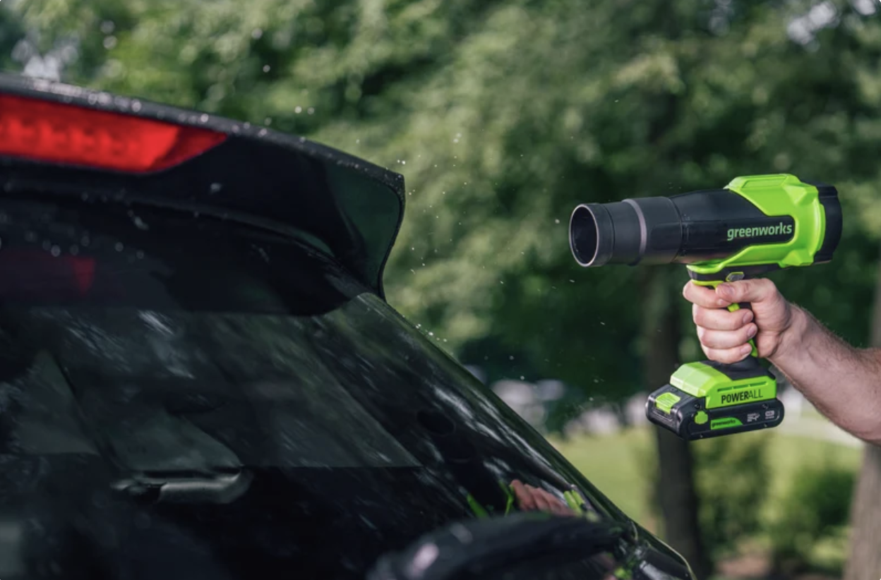 Воздуходувка аккумуляторная Greenworks 24V BL2500C пистолетного типа, бесщёточная, без АКБ и ЗУ