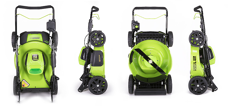 Газонокосилка аккумуляторная Greenworks 46 см 60V GD60LM46HP 2502807, бесщёточная, без АКБ и ЗУ