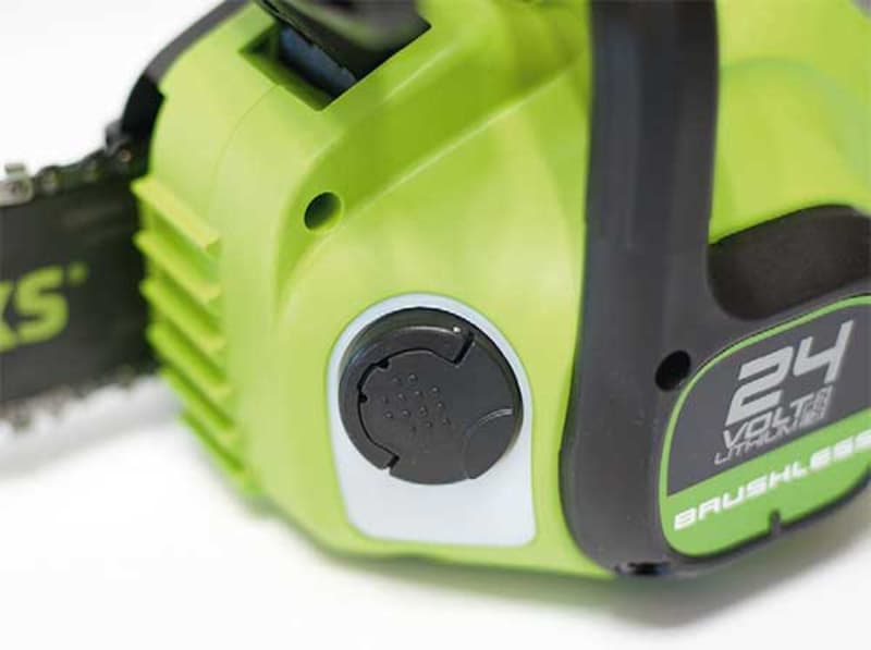 Пила аккумуляторная цепная Greenworks 30 см 24V GD24CS30, бесщеточная, без АКБ и ЗУ