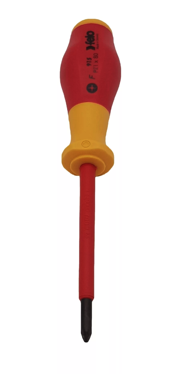Отвертка диэлектрическая крестовая PZ1X80 Felo 91510290