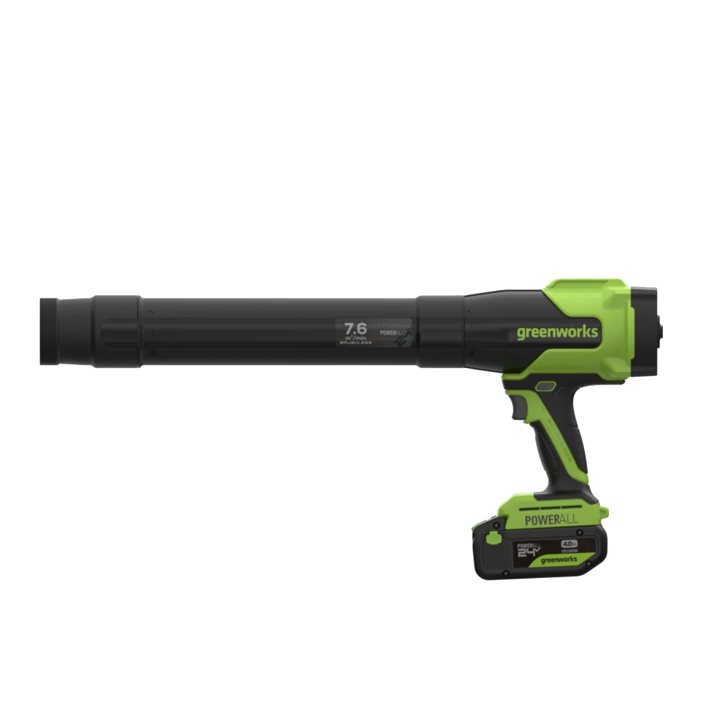 Воздуходувка аккумуляторная Greenworks 24V BL2500C пистолетного типа, бесщёточная, без АКБ и ЗУ