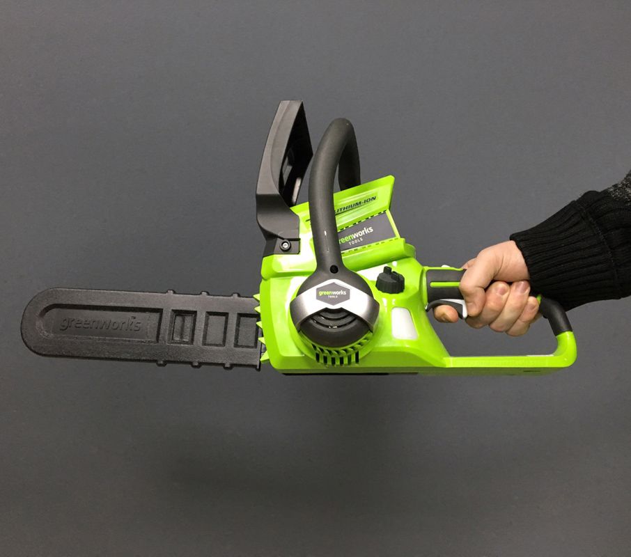 Пила аккумуляторная цепная Greenworks 25 см 24V G24CS25, без АКБ и ЗУ