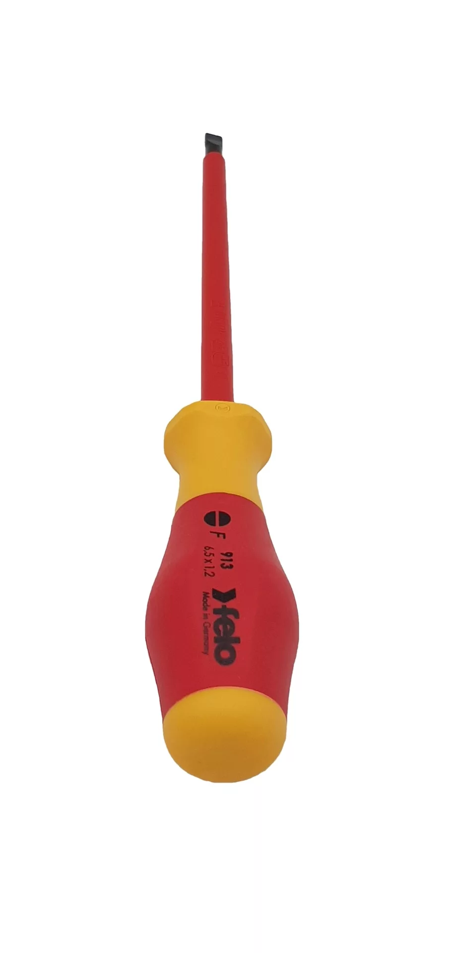 Отвертка диэлектрическая шлицевая SL6,5x1,2x150 Felo 91306590