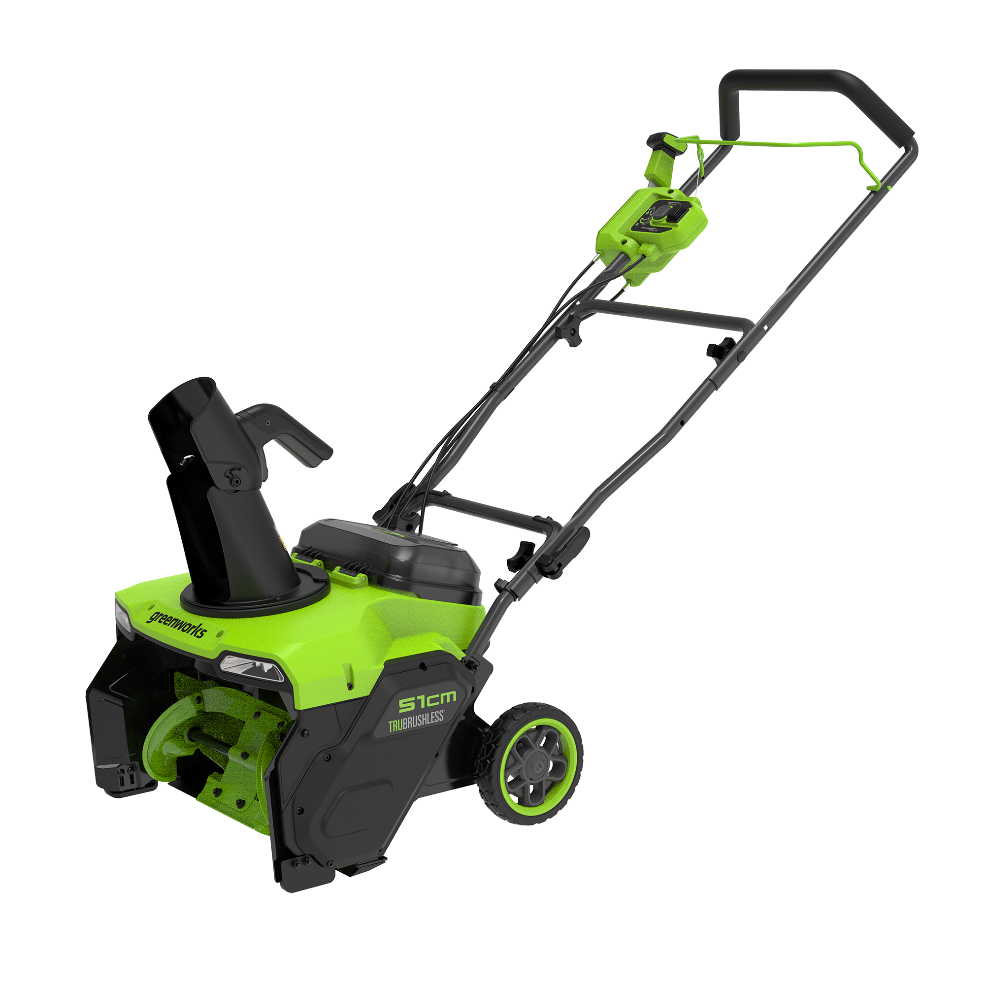 Снегоуборщик аккумуляторный Greenworks 51 см 40V GD40STX2 2603407, бесщёточный, с АКБ на 4 А*ч и ЗУ