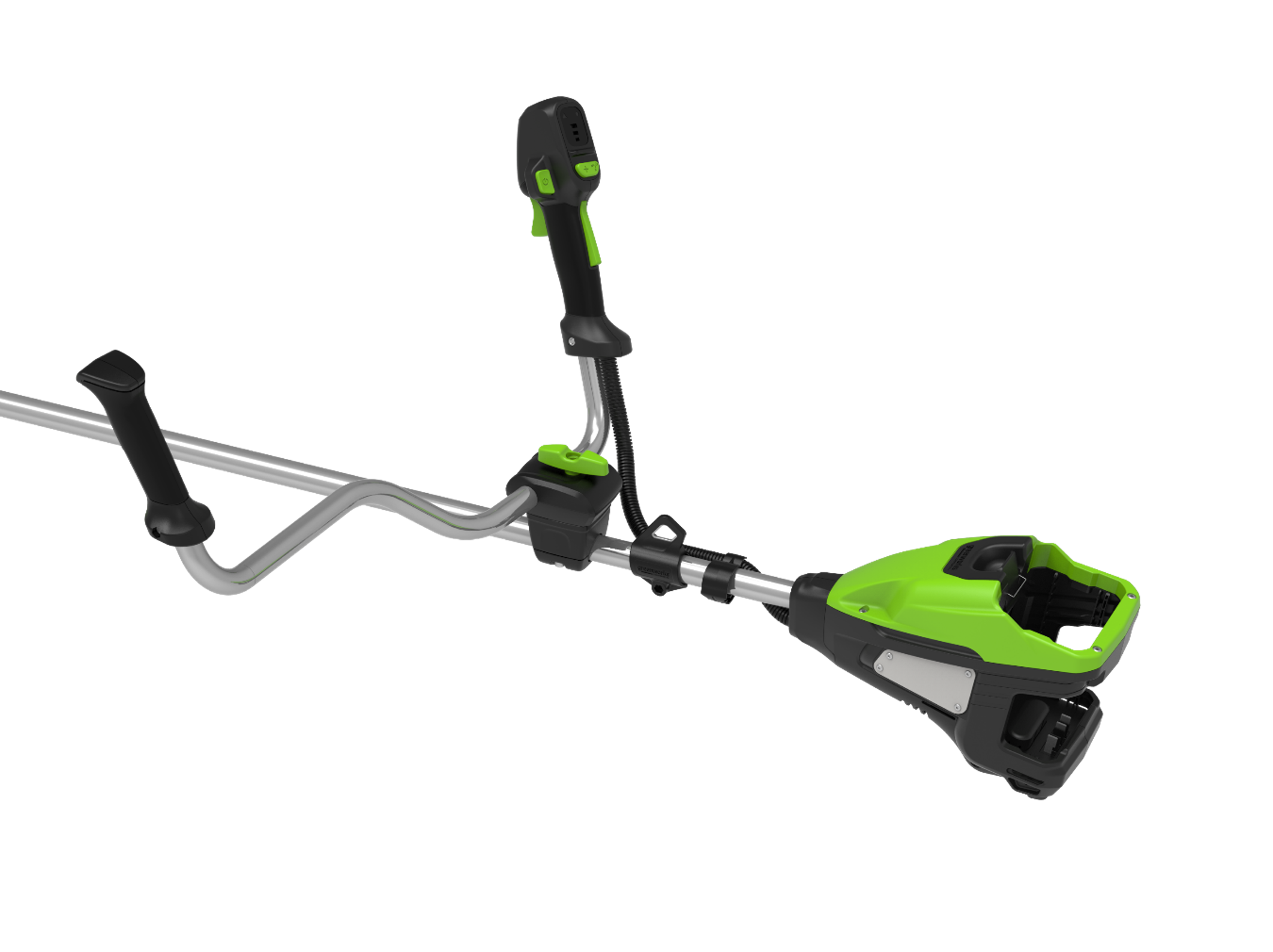 Триммер с велосипедными ручками аккумуляторный Greenworks 43 см (1,3 кВт) 82V TB13L, бесщёточный, без АКБ и ЗУ