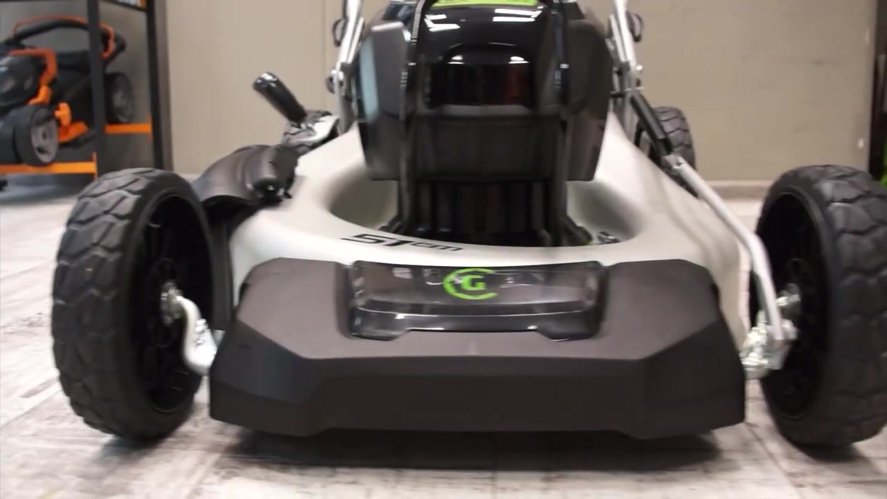 Обзор аккумуляторной газонокосилки Greenworks 51см 82V GD82LM51 2502007