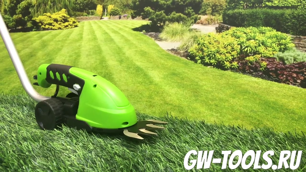 Садовые ножницы-кусторез аккумуляторные Greenworks 3,6V обзор